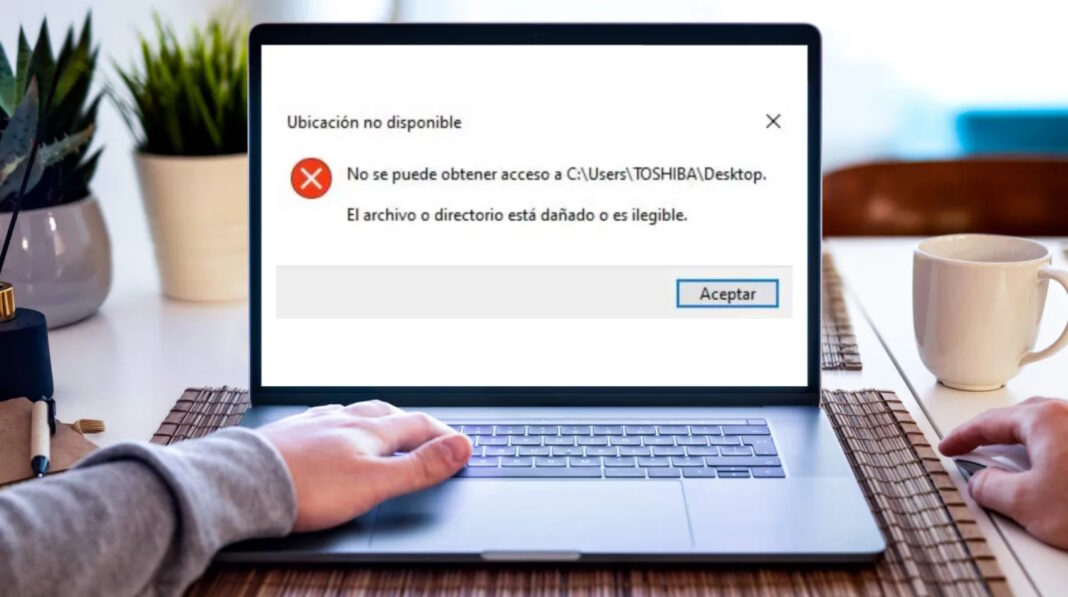 Cómo arreglar el error “el archivo o directorio está dañado o es ilegible” en Windows con estos pasos