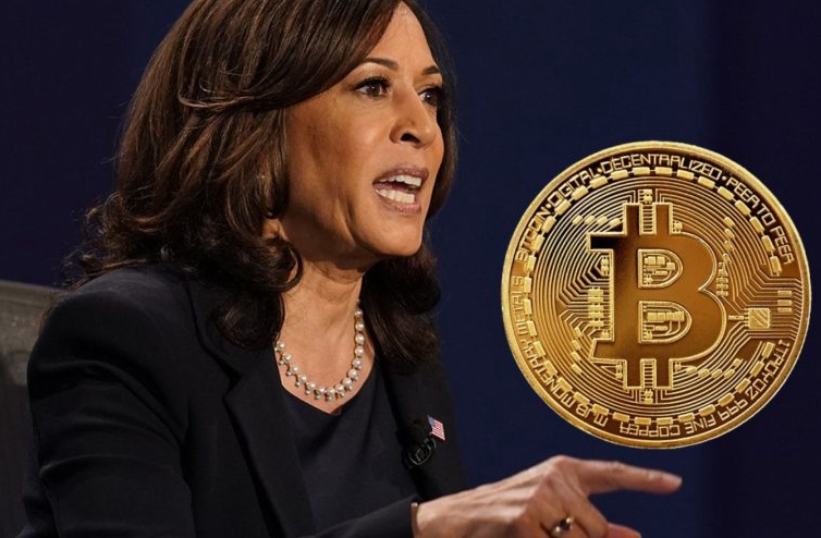 Kamala Harris, criptomoneda, bitcoin