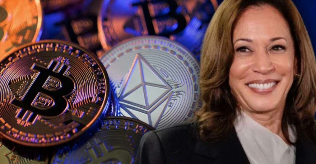 ¿Criptoelecciones? Kamala Harris podría recibir millones en bitcoin para su carrera a la Casa Blanca