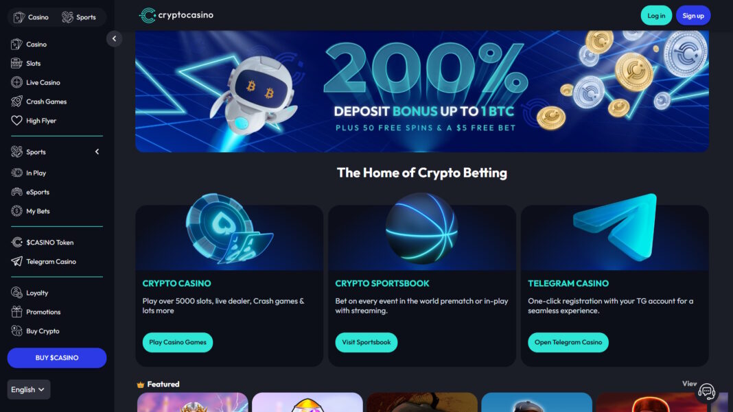 CryptoCasino.com: El innovador casino en Telegram que revoluciona las apuestas con blockchain