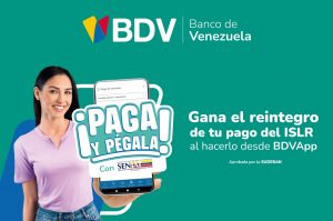 BDVApp: Paga tu ISLR y recibe el reintegro con “Paga y Pégala”