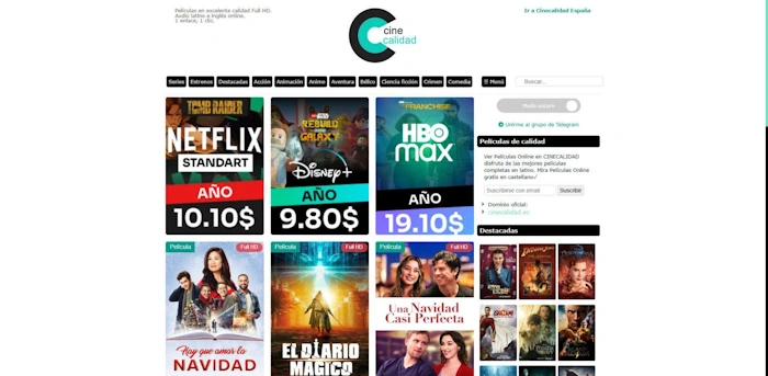 ver peliculas en cinecalidad