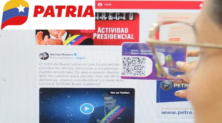 Cómo registrarse en Patria