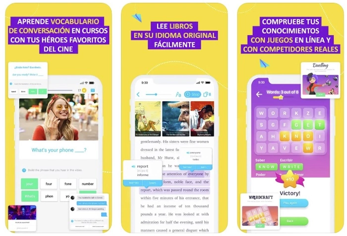 Plataforma para aprender inglés en línea Ewa