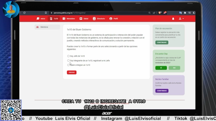 Presiona en “Quiero integrar un 1×10”.