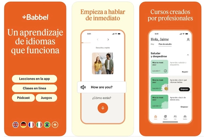 Aprender inglés en Babbel