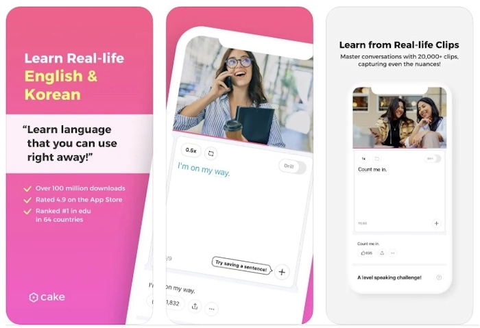 Cake se centra exclusivamente en el inglés