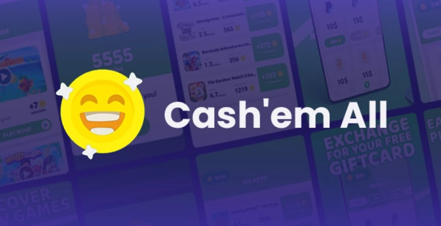 Cash'em All: GANA DINERO jugando videojuegos con esta app👈