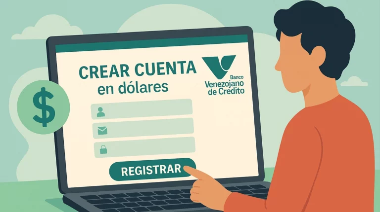 Cómo abrir una CUENTA en DÓLARES en Venezolano de crédito