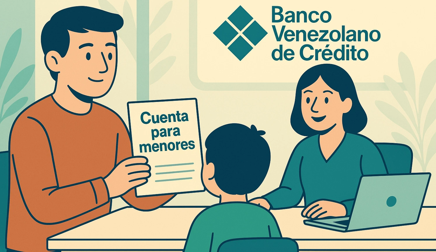 Cuenta para menores Venezolano de crédito: Requisitos 2025👈