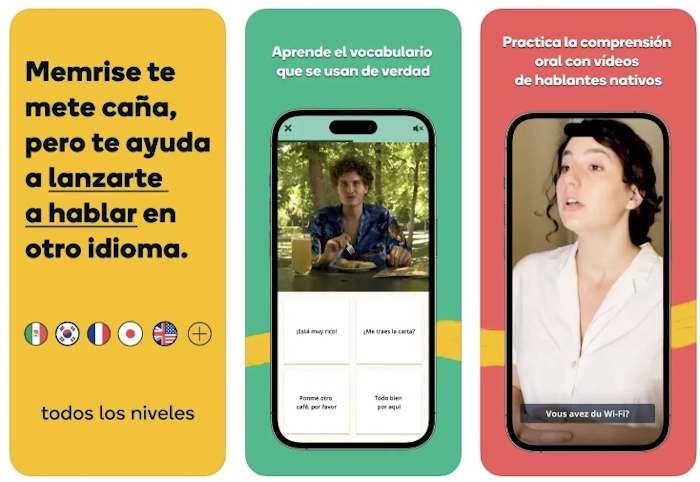 Memrise ofrece más de 10 idiomas, incluido el inglés