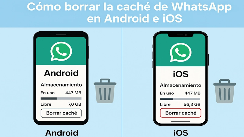 Cómo BORRAR la caché de WhatsApp sin PERDER NADA👈
