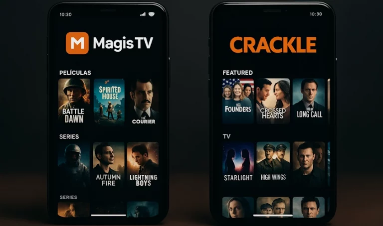 Magis TV vs Crackle: ¿Cuál es mejor app para ver películas gratis?