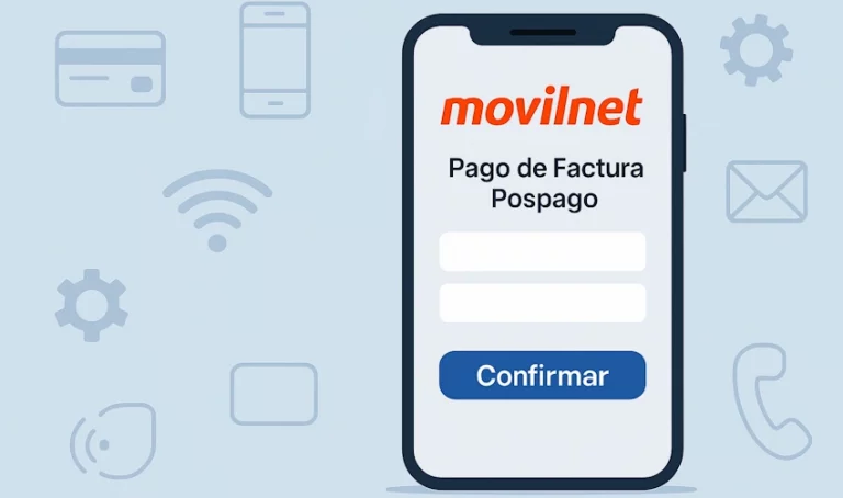 Cómo pagar tu factura pospago Movilnet paso a paso desde casa