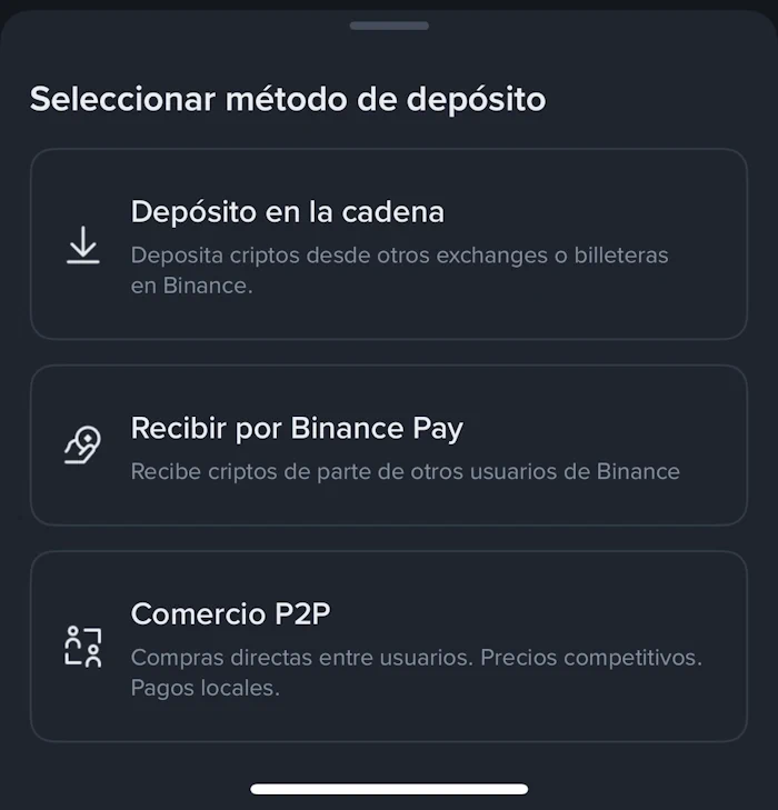 Comprar Ethereum en Binance P2P