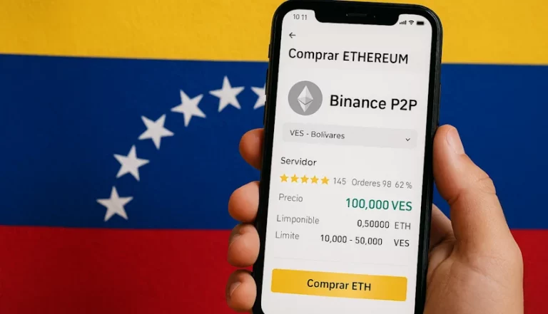 Cómo comprar Ethereum en Venezuela con Binance P2P 2025👈