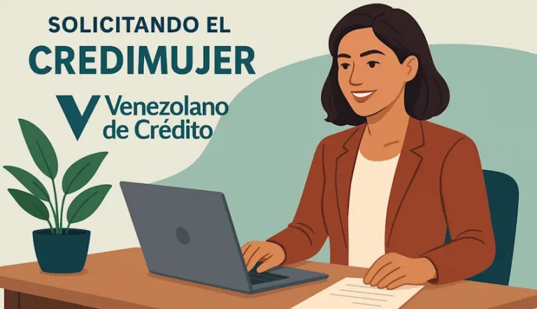 Cómo SOLICITAR el CREDIMUJER del Venezolano de Crédito 👈