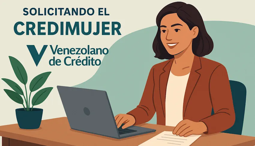 Cómo SOLICITAR el CREDIMUJER del Venezolano de Crédito 👈