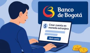Cómo abrir una cuenta en dólares en el Banco de Bogotá 2025👈