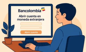 Cómo abrir una cuenta en dólares Bancolombia en 2025 fácilmente