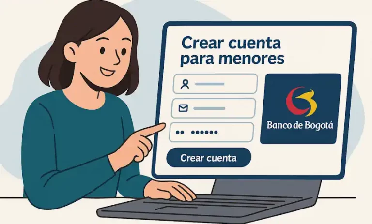 Cómo abrir una cuenta para menores en el Banco de Bogotá👈