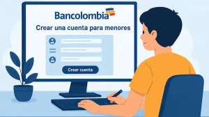 Cómo abrir una cuenta para menores en Bancolombia paso a paso