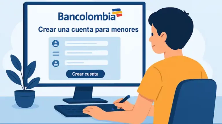 Cómo abrir una cuenta para menores en Bancolombia paso a paso