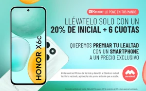 Compra el Honor X6C con solo el 20% de inicial con Movilnet... ¡pero tiene su truco!
