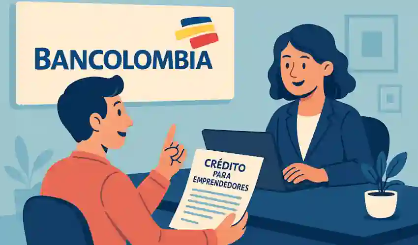 Cómo solicitar el crédito para emprendedores Bancolombia 👈