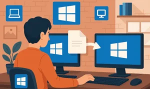 Cómo compartir archivos entre dos PC sin internet ni USB 👈