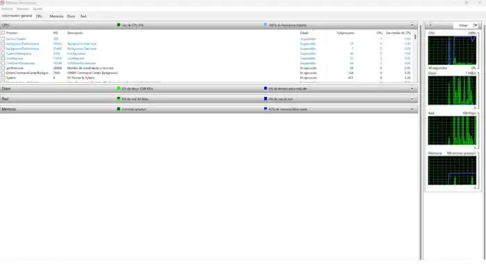 detectar qué ralentiza PC Windows