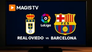 Dónde ver el partido de Real Oviedo vs Barcelona GRATIS 👈
