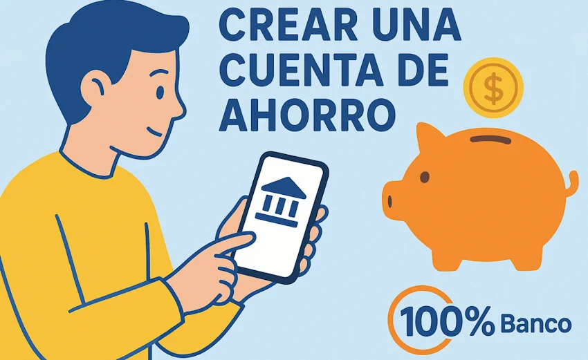Cómo abrir una cuenta de ahorro en 100% Banco fácilmente 👈
