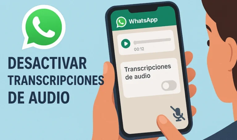 Cómo DESACTIVAR las transcripciones de audio en WhatsApp👈