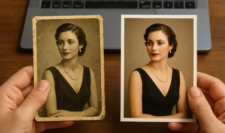 ᐉ Cómo RESTAURAR FOTOS ANTIGUAS con IA GRATIS