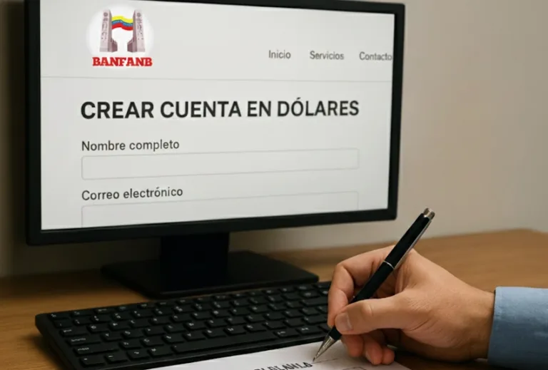 ᐉ Cómo abrir una Cuenta en Dólares en el BANFANB paso a paso