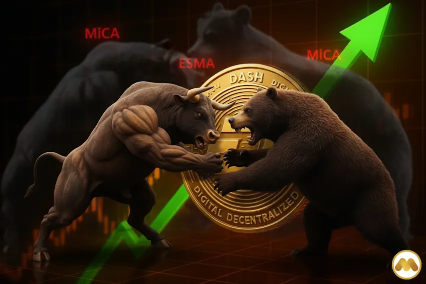 Dash (DASH) rompe tendencia de 5 años: ¿Rally a $190 o trampa regulatoria?