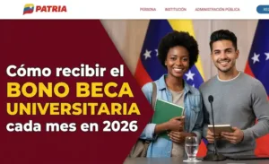 Pasos para recibir el Bono Beca Universitaria cada mes