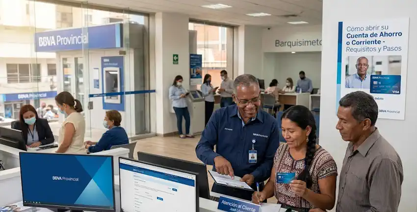 ¿Cómo abrir una cuenta corriente en el Banco Provincial (BBVA)?