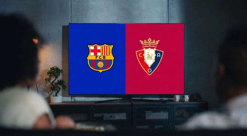 ᐉ Dónde ver BARCELONA vs OSASUNA | GRATIS EN VIVO