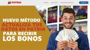 Nuevos pasos para actualizar tus datos en Patria y recibir los bonos