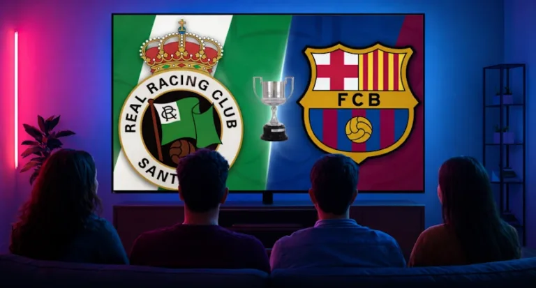 ᐉ Dónde ver Barcelona vs Racing de Santander | GRATIS En vivo