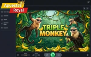 ᐉ TRIPLE MONKEY: El minijuego del momento en Apuestas Royal