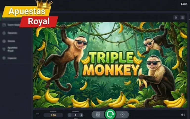 ᐉ TRIPLE MONKEY: El minijuego del momento en Apuestas Royal