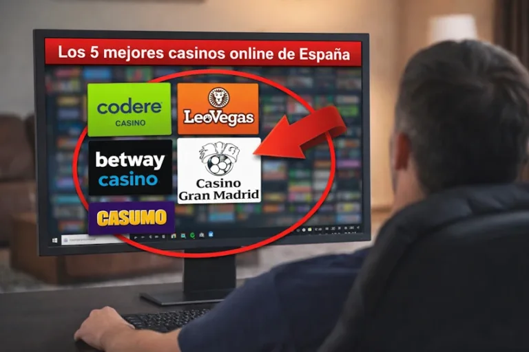 ᐉ Los 5 MEJORES CASINOS ONLINE de ESPAÑA en 2026