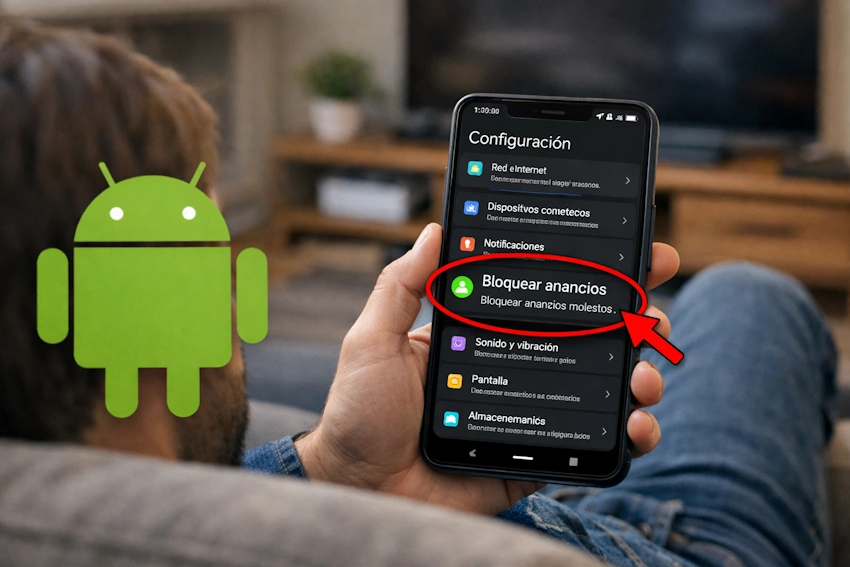 ᐉ Cómo bloquear anuncios en Android sin instalar apps ni VPN