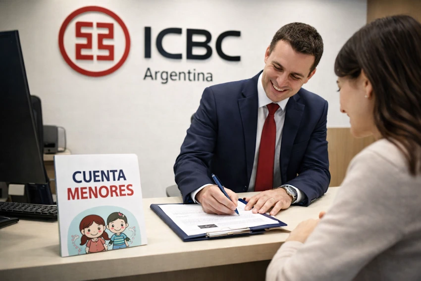 ᐉ Cómo abrir una Cuenta para menores en el ICBC Argentina