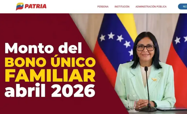 Bono Único Familiar de abril 2026: ¿Cuánto pagaron y hasta cuándo lo entregan?
